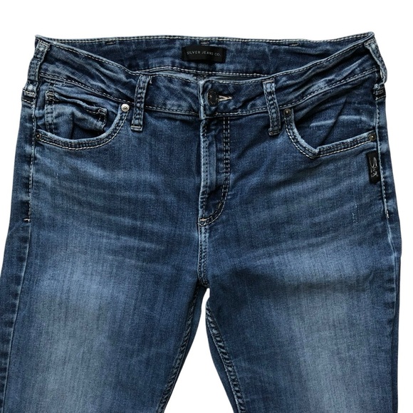 Silver Jeans Avery Slim Boot Size 32  Medium Wash - Picture 3 of 15